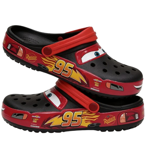 Lightning McQueen Crocs - Black Version