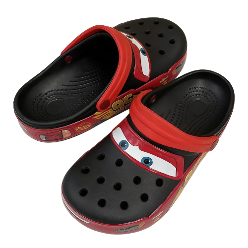 Lightning McQueen Crocs - Black Version
